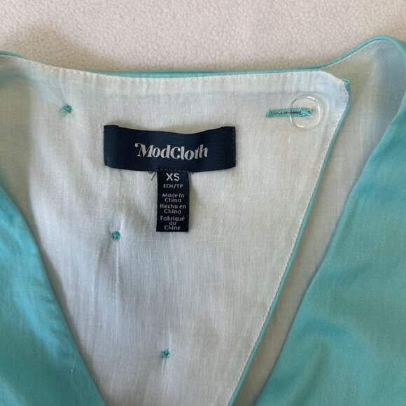 ModCloth x Care Bears Next Level Fit & Flare Dress Size XS Blue Camping Graphic - Picture 5 of 16